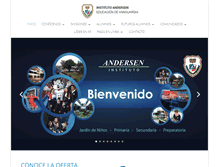 Tablet Screenshot of andersen.edu.mx